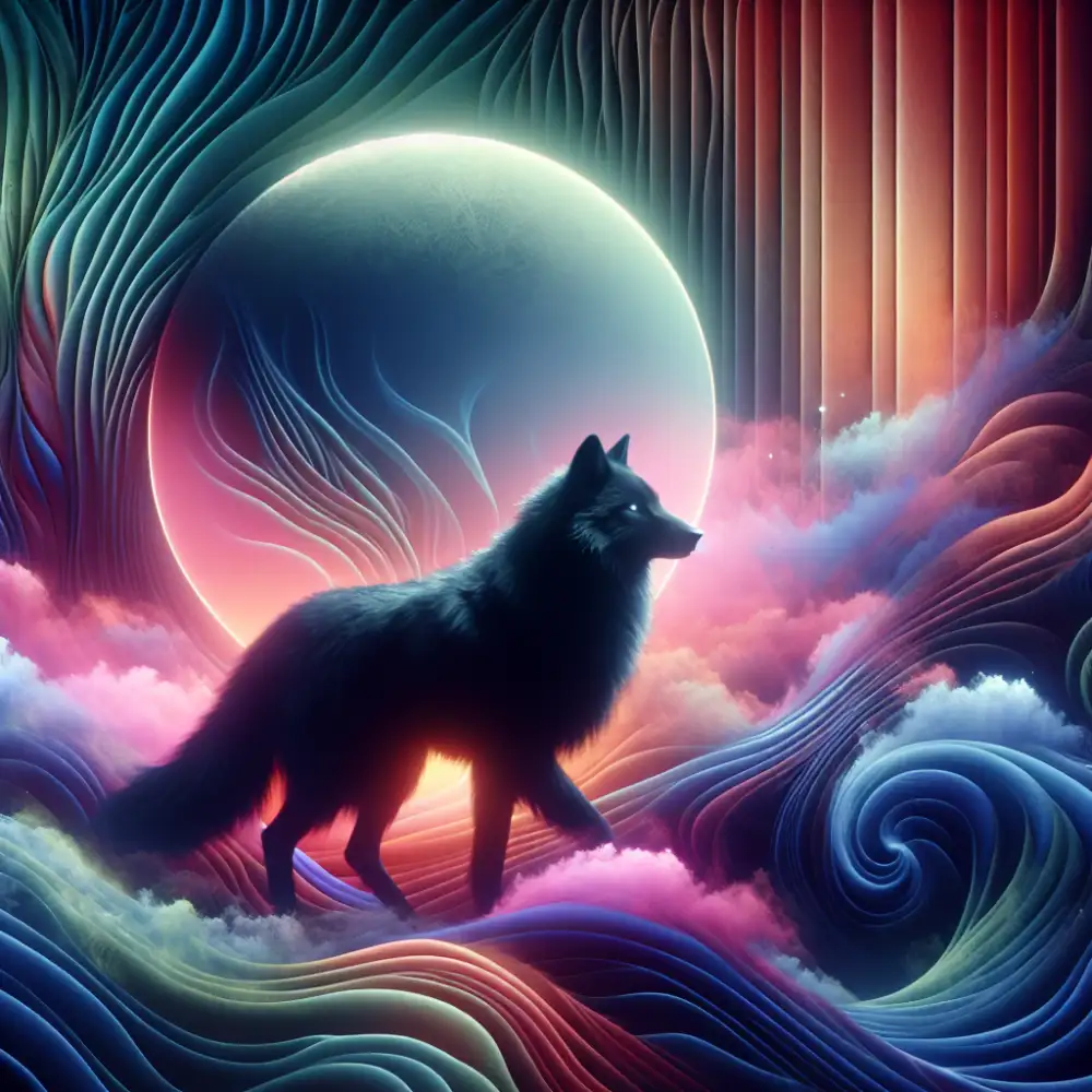 dream of a black wolf