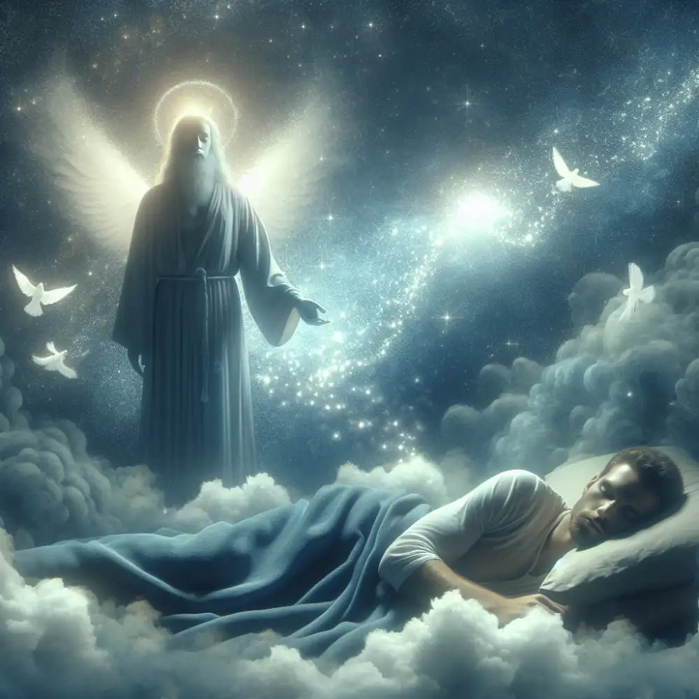 sleeping with a man in a dream spiritual meaning