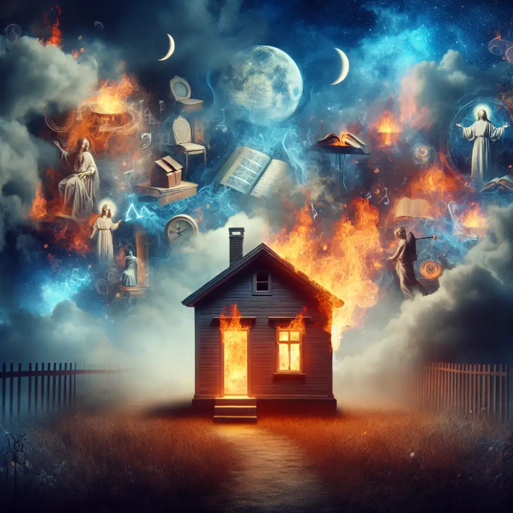 biblical meaning of burning house in dreams