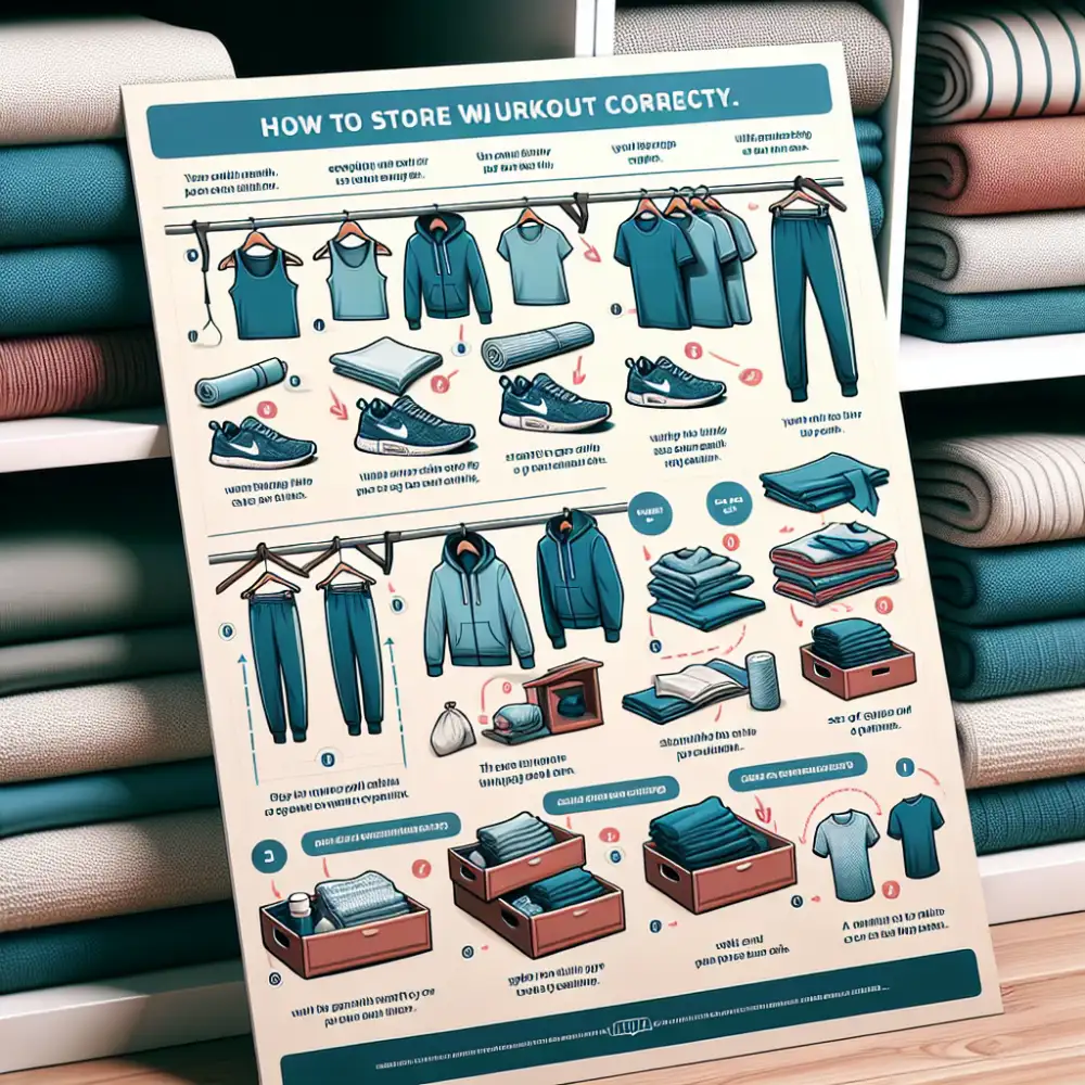 how to store workout clothes