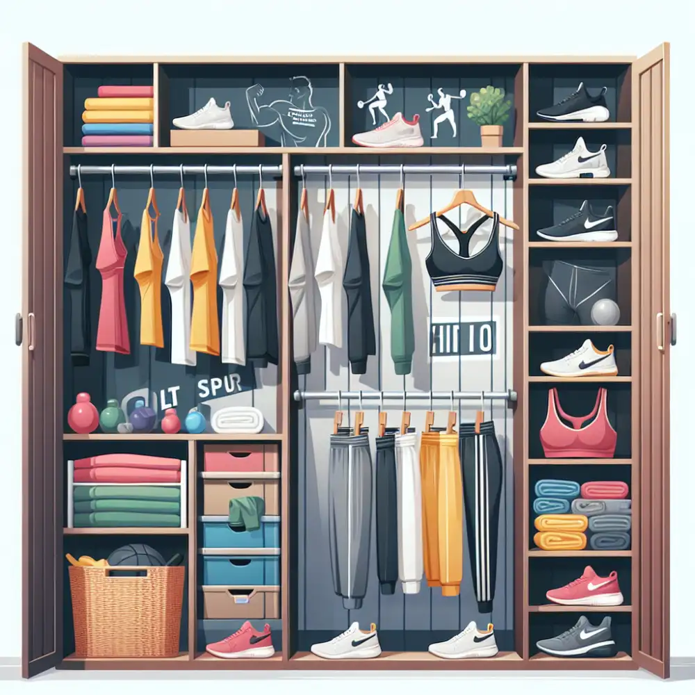 how to store workout clothes